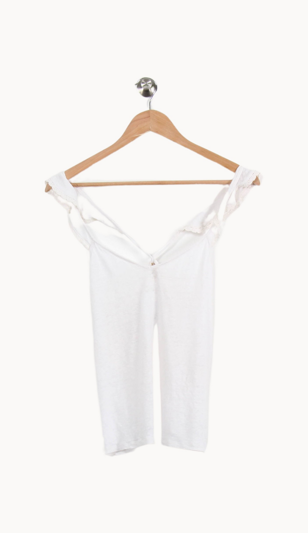 Top blanc - Taille M/38 de la marque Sézane | PARAD48227 - Vendu par Paradigme - Image 4