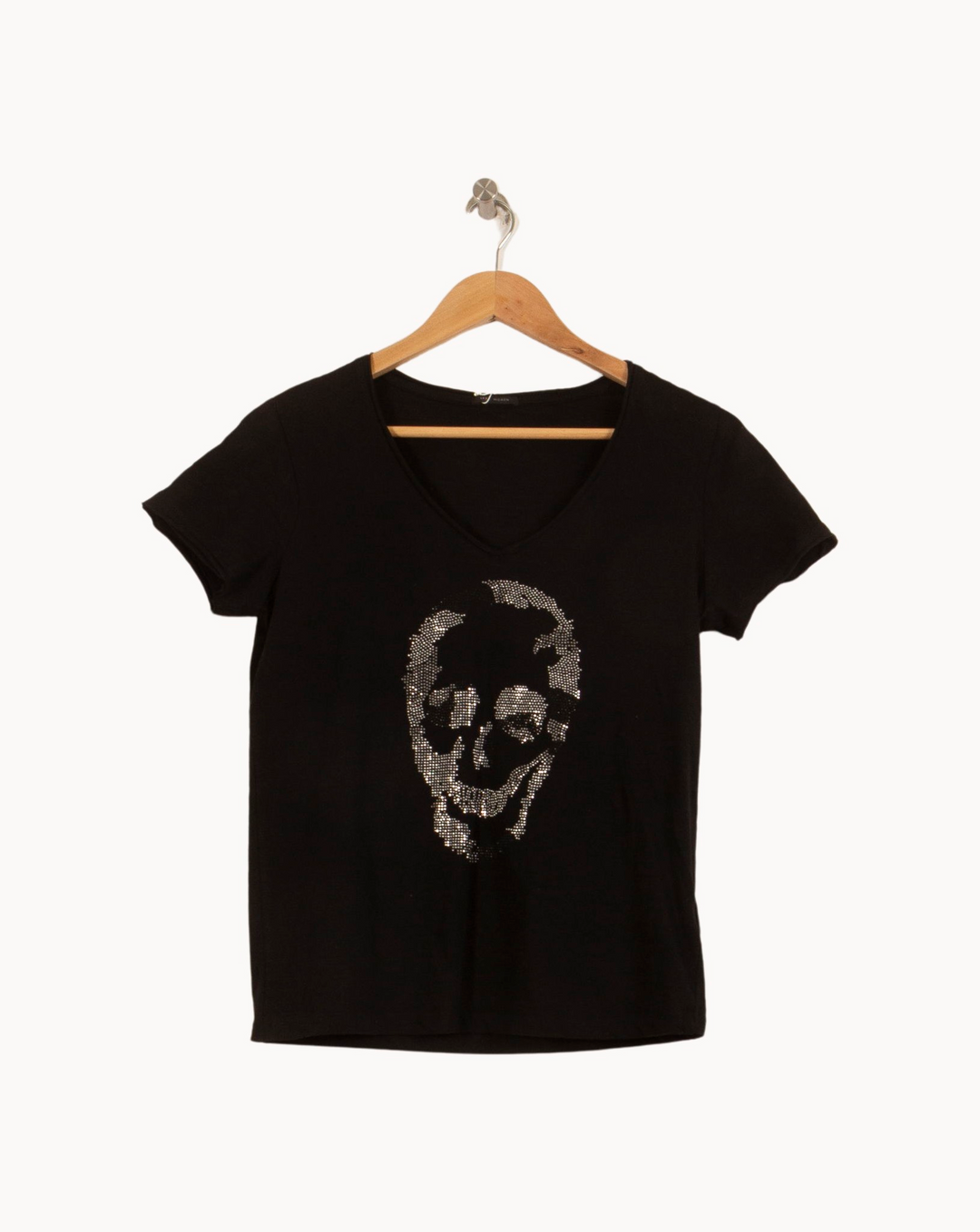 Tee-shirt Noir - Taille M/38 de la marque IKKS | PARAD65359 - Vendu par Paradigme - Image 2