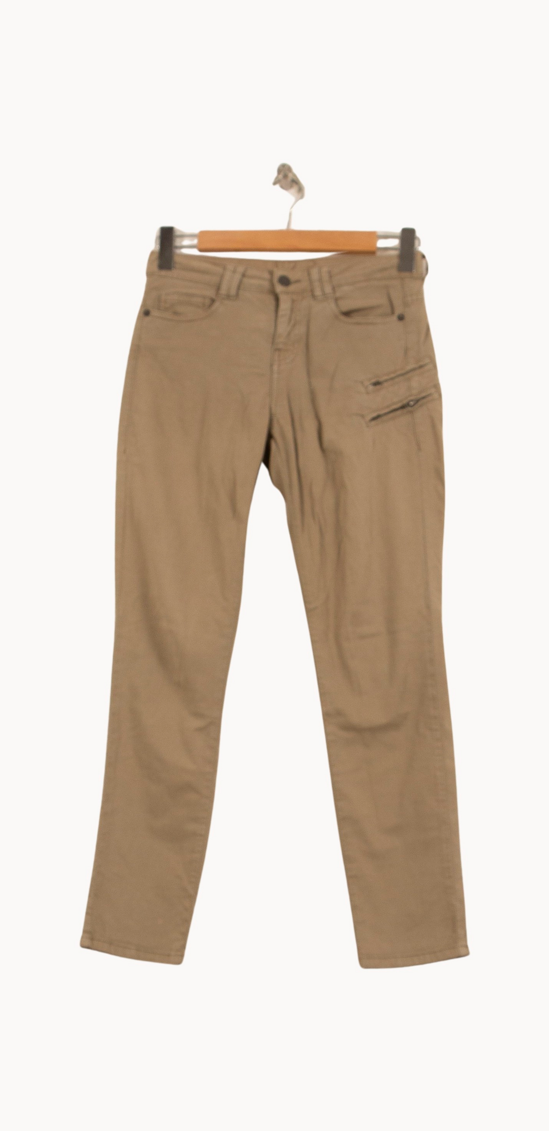 Pantalon Droit Beige - Taille S/36 de la marque Maison 123 | PARAD64138 - Vendu par Paradigme - Image 2
