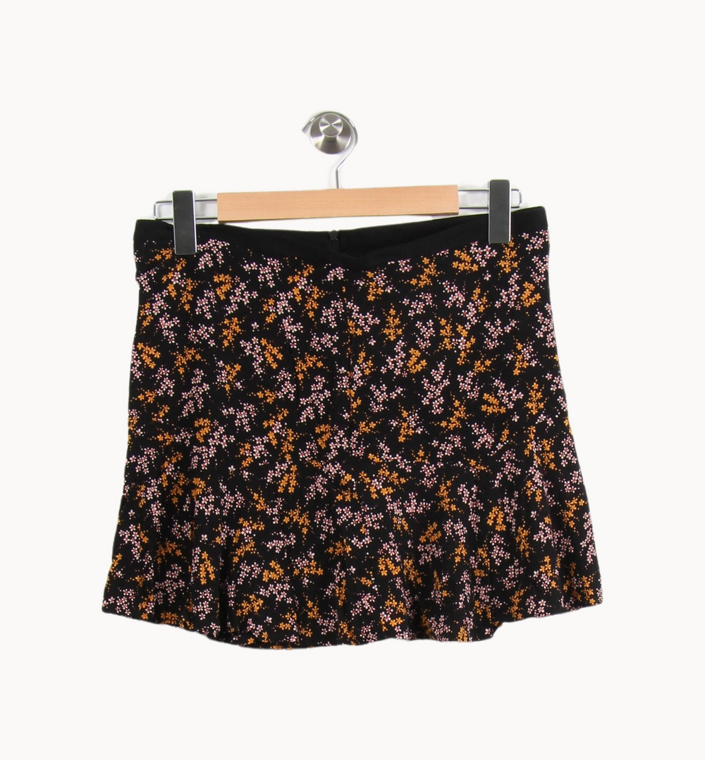 Jupe Courte Noire et Orange - Taille S/36 de la marque I.Code | PARAD64899 - Vendu par Paradigme - Image 4