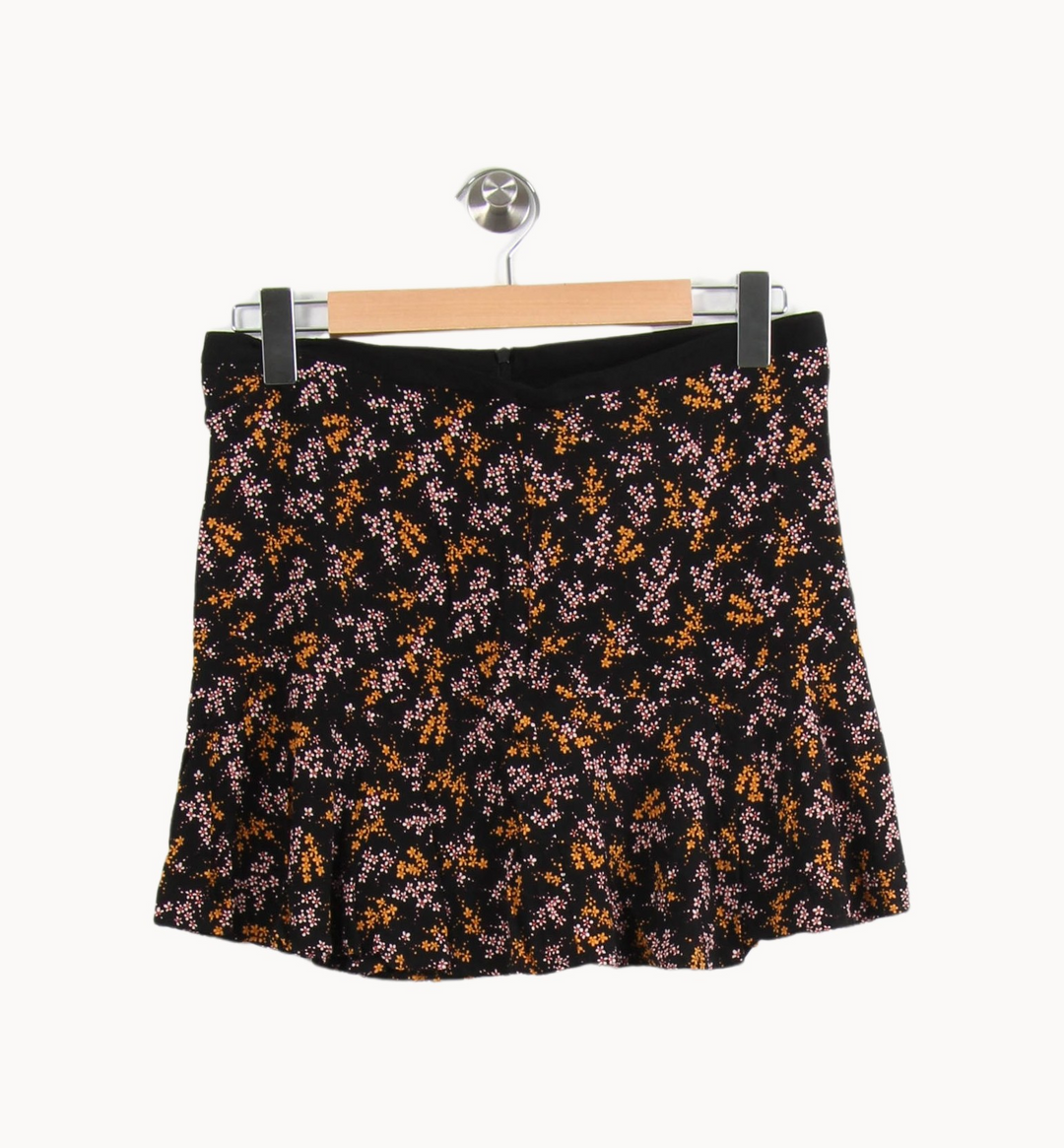 Jupe Courte Noire et Orange - Taille S/36 de la marque I.Code | PARAD64899 - Vendu par Paradigme - Image 4