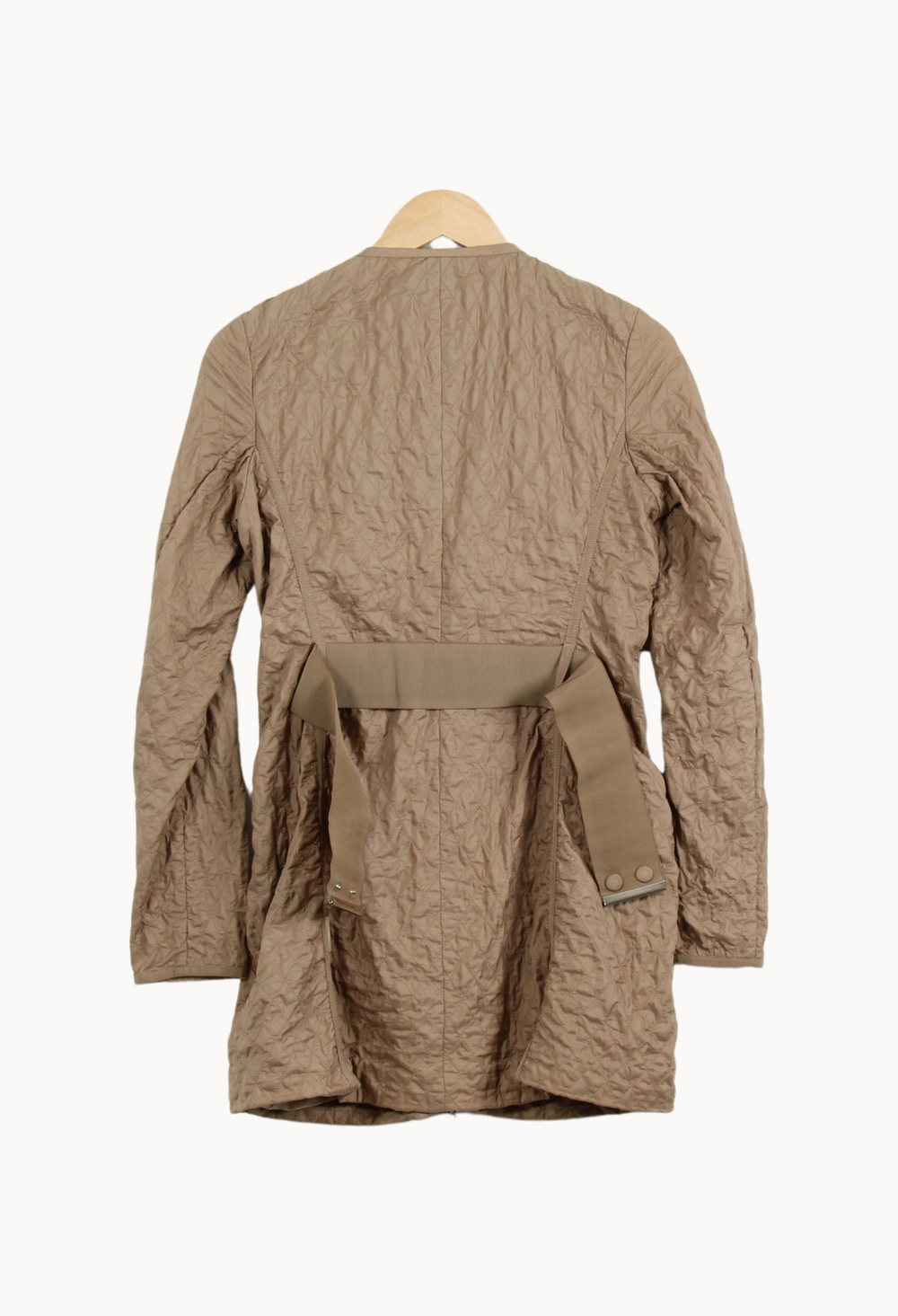 Manteau Long Beige - Taille M/38 de la marque Moncler | PARAD53423 - Vendu par Paradigme - Image 4