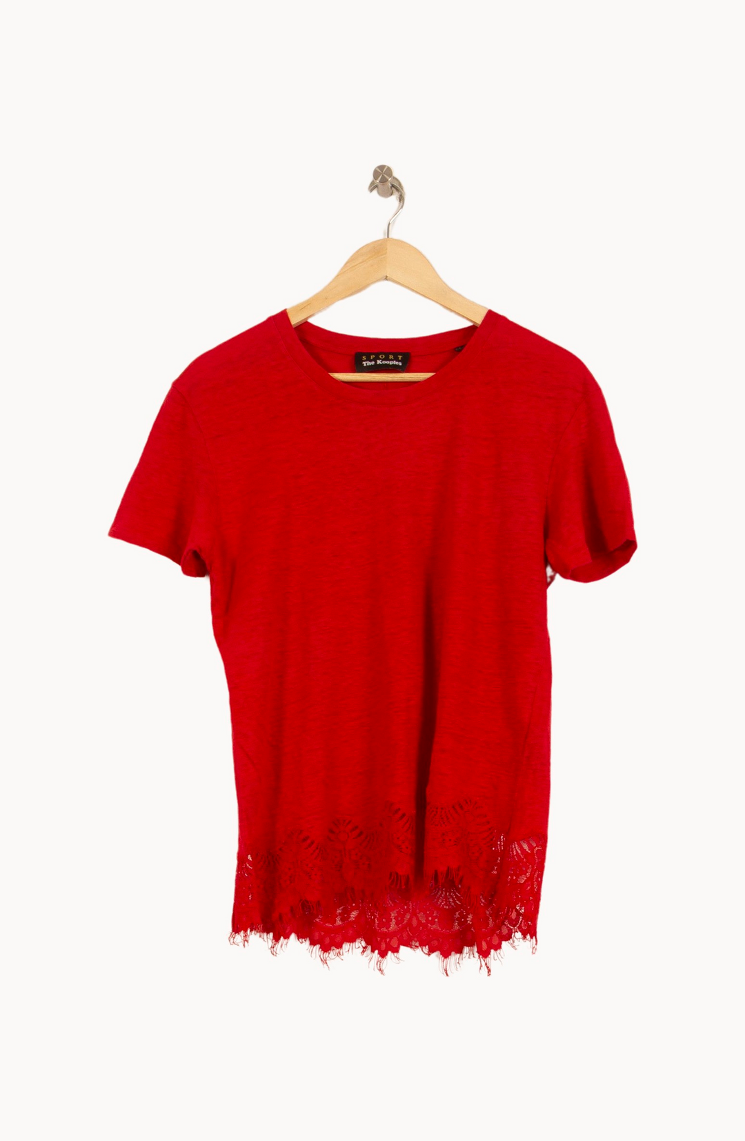 Tee-shirt Rouge - Taille L/40 de la marque The Kooples | PARAD53579 - Vendu par Paradigme - Image 2