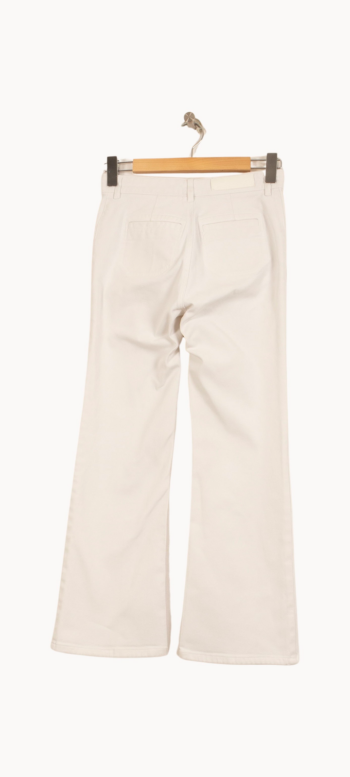 Pantalon Patte d’Éléphant Blanc - Taille S/36