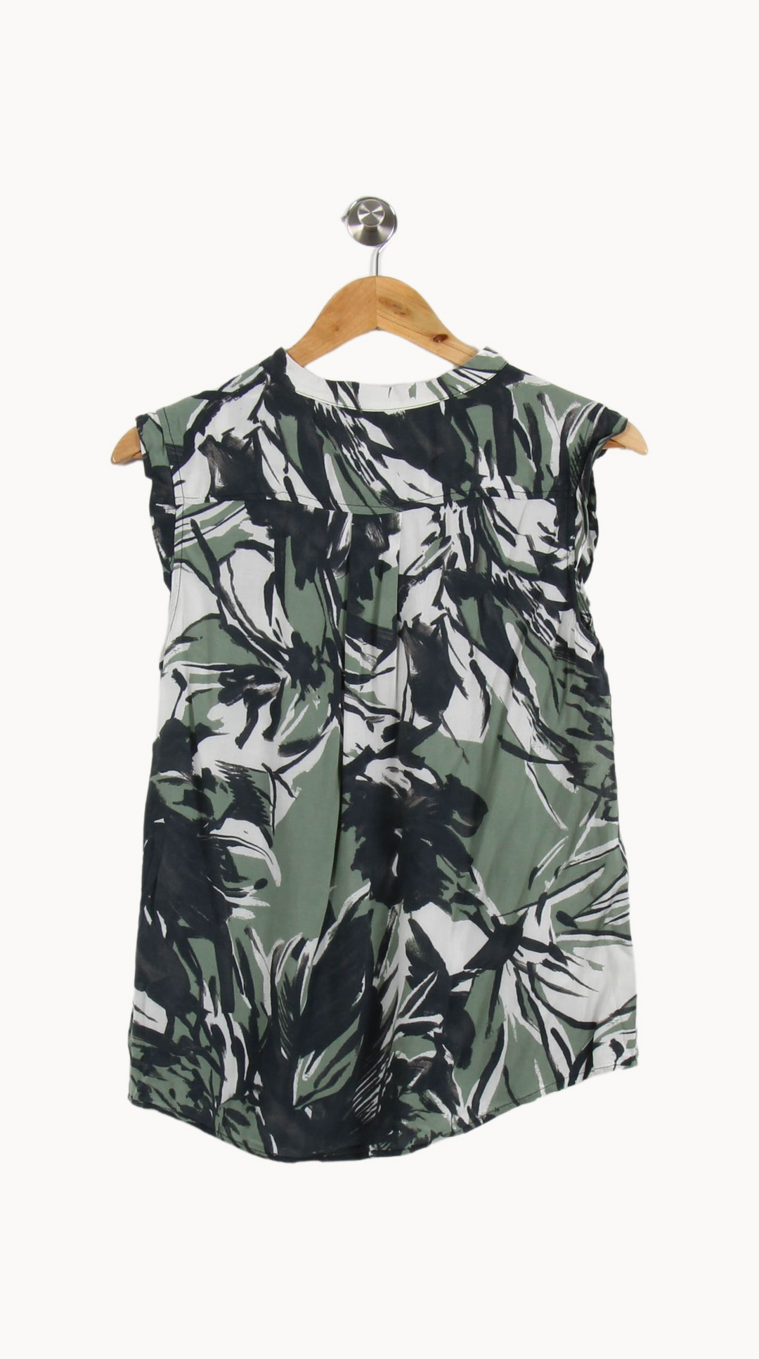 Blouse Verte et Noire - Taille L/40 de la marque La Fée Maraboutée | PARAD62341 - Vendu par Paradigme - Image 4