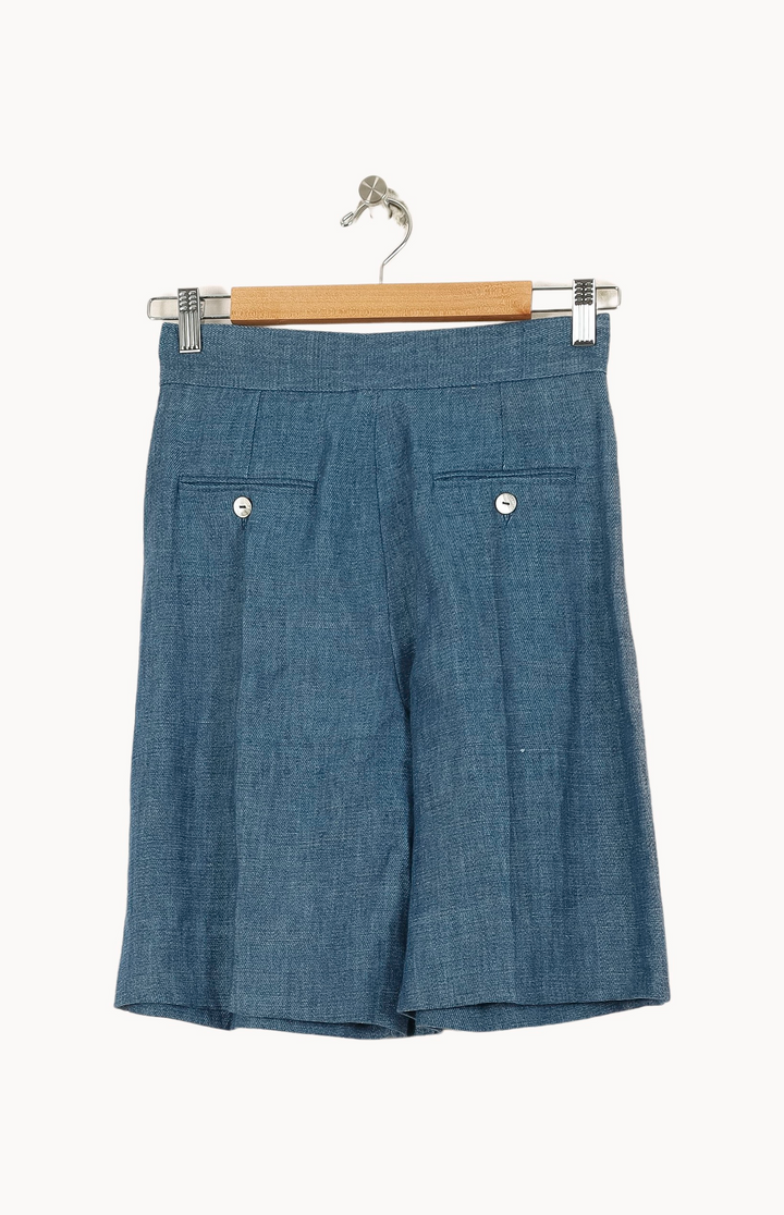 Short Bleu - Taille S/36 de la marque Ines de la Fressange Paris | PARAD67926 - Vendu par Paradigme - Image 4