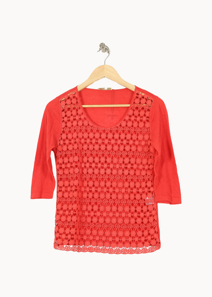 Tunique Orange - Taille M/38 de la marque Maje | PARAD52076 - Vendu par Paradigme - Image 2