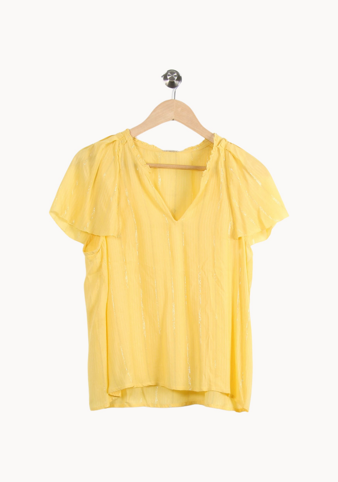 Blouse Jaune - Taille M/38 de la marque Karl Marc John | PARAD65091 - Vendu par Paradigme - Image 2