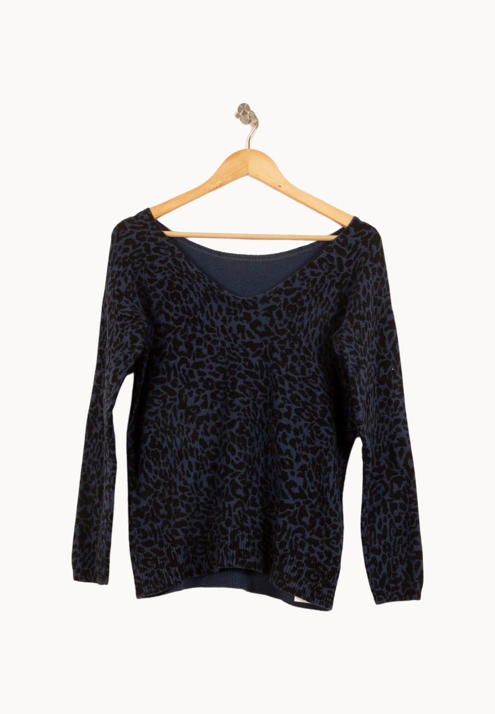 Pull Noir et Bleu - Taille L/40 de la marque Comptoir des Cotonniers | PARAD53593 - Vendu par Paradigme - Image 4