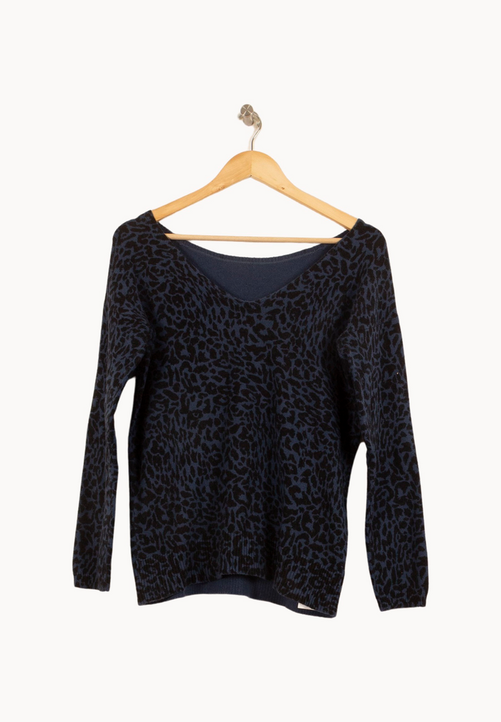 Pull Noir et Bleu - Taille L/40 de la marque Comptoir des Cotonniers | PARAD53593 - Vendu par Paradigme - Image 4