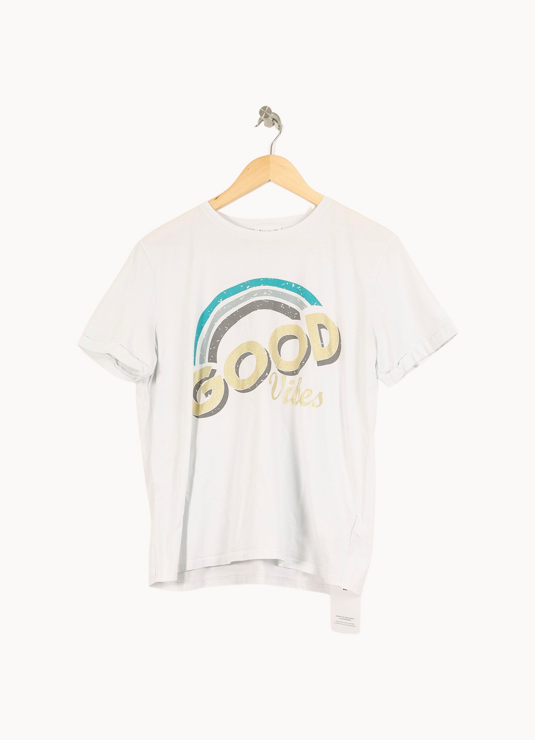 Tee-shirt Blanc - Taille L/40 de la marque Maison 123 | PARAD69411 - Vendu par Paradigme - Image 2