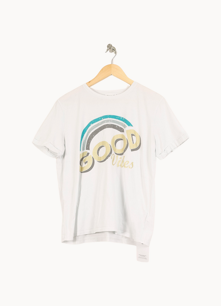 Tee-shirt Blanc - Taille L/40 de la marque Maison 123 | PARAD69411 - Vendu par Paradigme - Image 2
