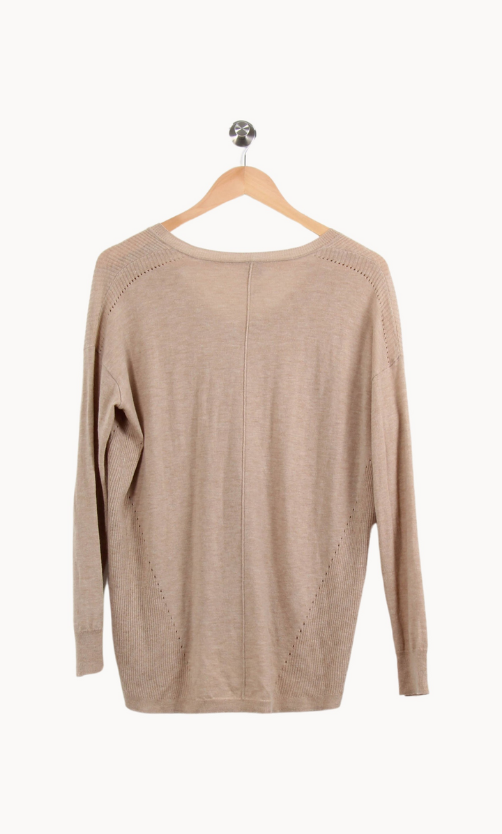 Pull Beige - Taille XS/34 de la marque Karl Marc John | PARAD55358 - Vendu par Paradigme - Image 4