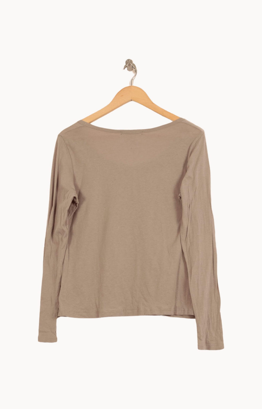 Tee-shirt Manche Longue Gris - Taille L/40 de la marque Tara Jarmon | PARAD39771 - Vendu par Paradigme - Image 4