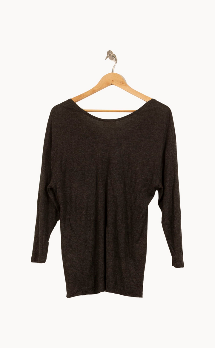 Pull Gris - Taille S/36 de la marque American Vintage | PARAD51469 - Vendu par Paradigme - Image 4
