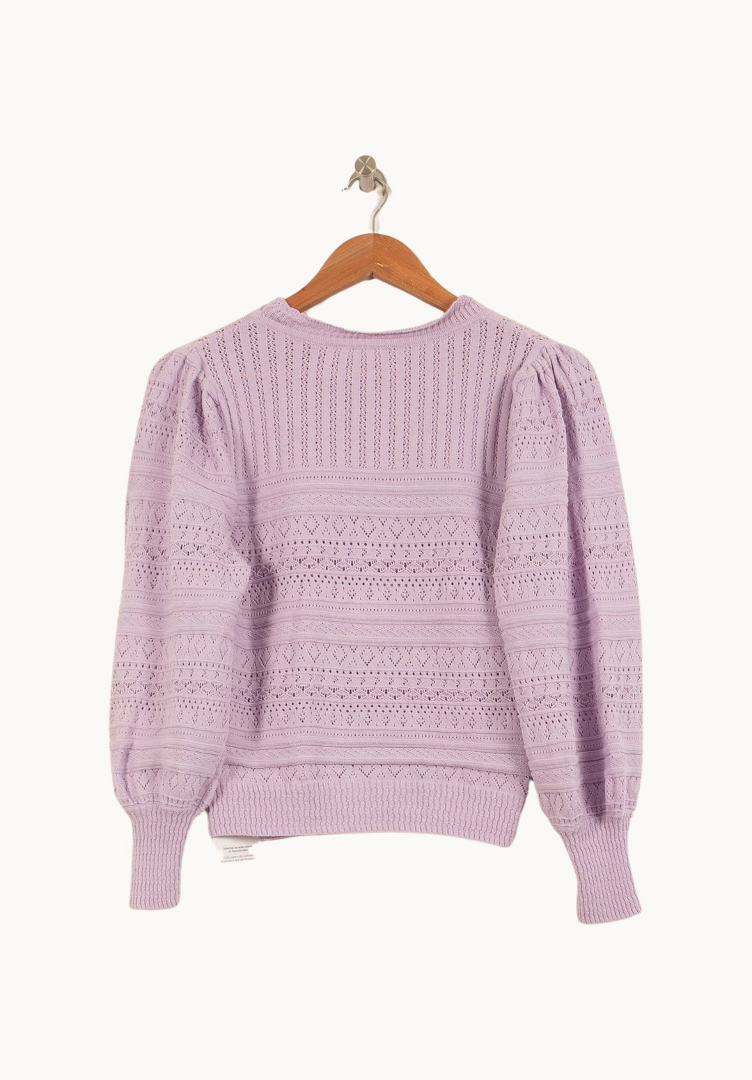 Pull Violet - Taille S/36 de la marque Petite Mendigote | PARAD63172 - Vendu par Paradigme - Image 4