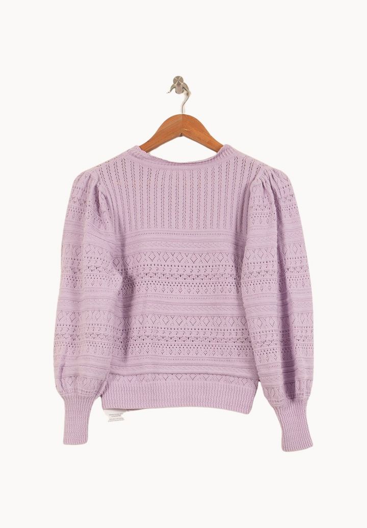 Pull Violet - Taille S/36 de la marque Petite Mendigote | PARAD63172 - Vendu par Paradigme - Image 4