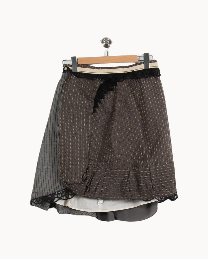 Jupe Midi Grise et Noire - Taille XL/42 de la marque One Step | PARAD67274 - Vendu par Paradigme - Image 2