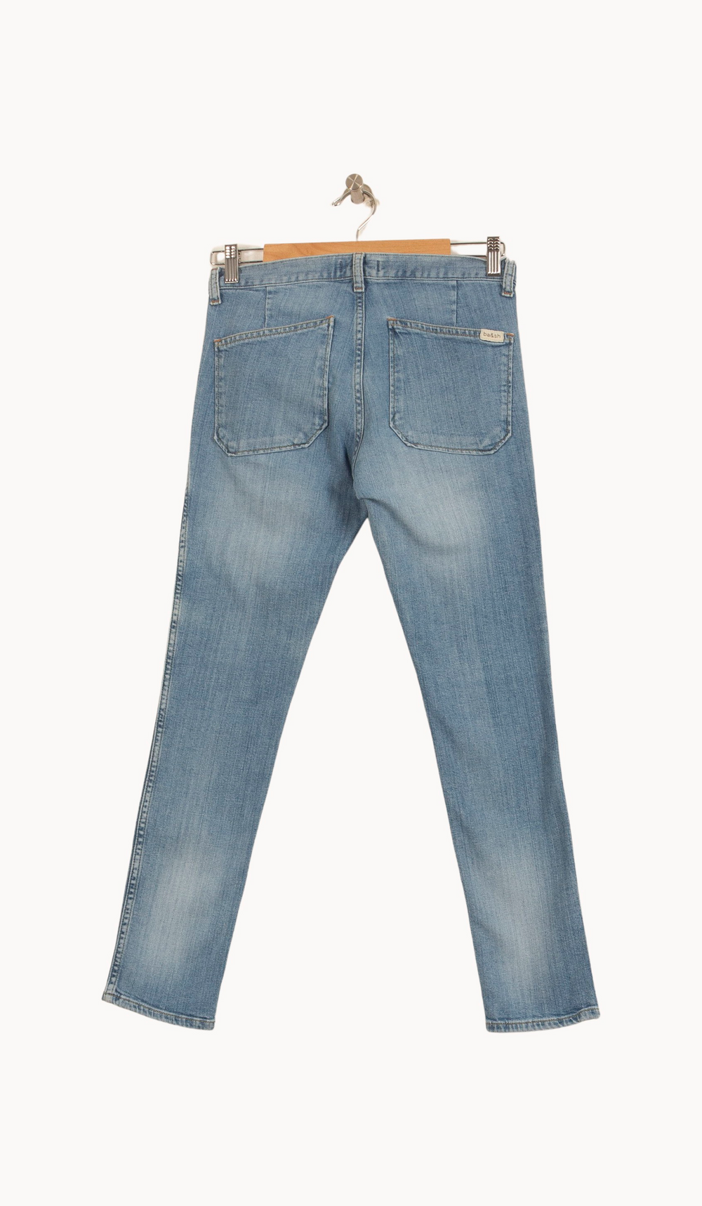 Jean bleu - Taille XS/34 de la marque ba&sh | PARAD48401 - Vendu par Paradigme - Image 4