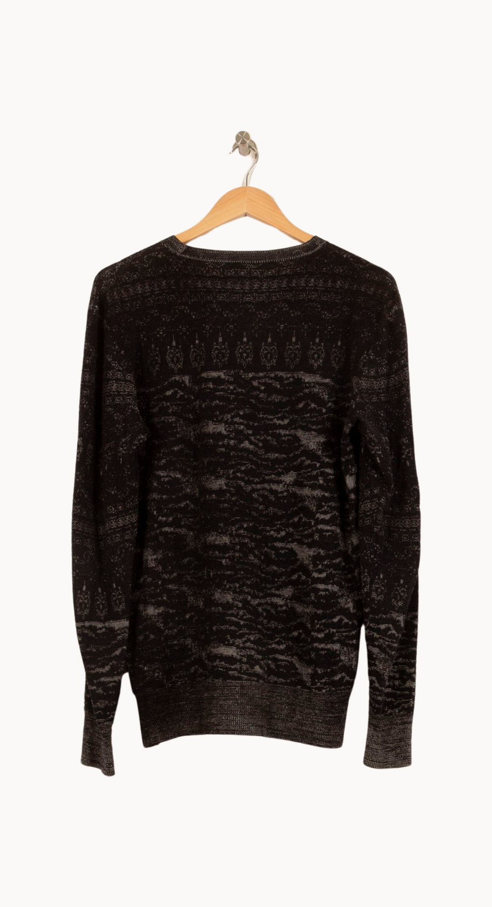 Pull Noir et Gris - Taille M/38 de la marque All Saints | PARAD46006 - Vendu par Paradigme - Image 4