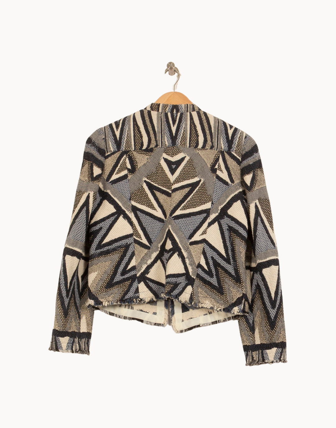 Veste Bleu et Beige - Taille M/38 de la marque Bérénice | PARAD64154 - Vendu par Paradigme - Image 4