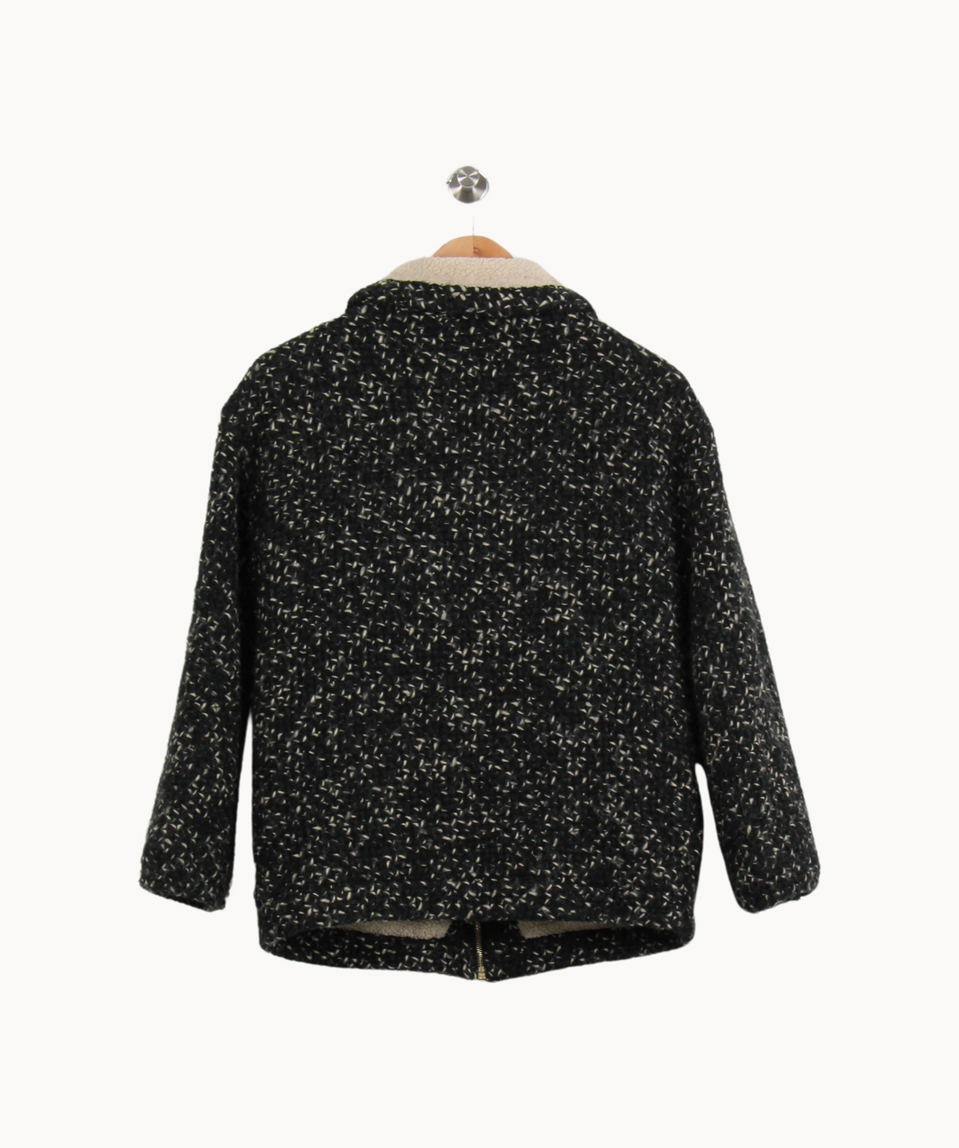 Veste Noire et Beige - Taille XS/34 de la marque ba&sh | PARAD67060 - Vendu par Paradigme - Image 4
