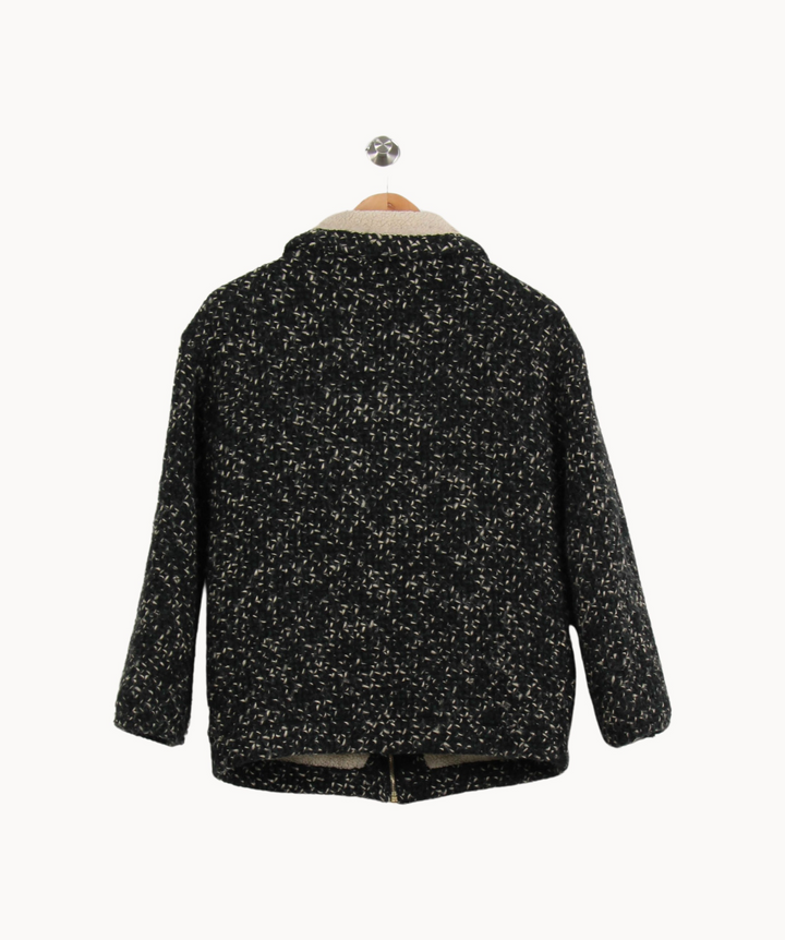Veste Noire et Beige - Taille XS/34 de la marque ba&sh | PARAD67060 - Vendu par Paradigme - Image 4