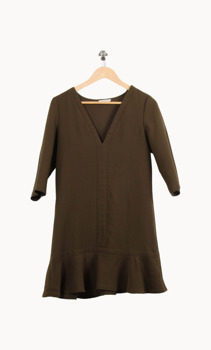 Robe Midi Verte - Taille S/36 de la marque ba&sh | PARAD64331 - Vendu par Paradigme - Image 2