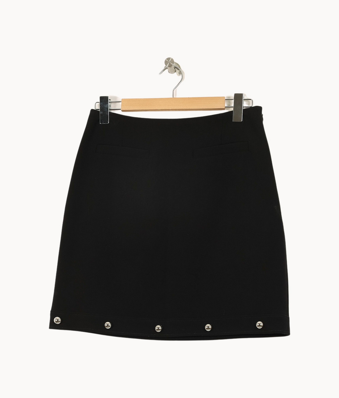 Jupe Courte Noire - Taille L/40 de la marque Claudie Pierlot | PARAD52077 - Vendu par Paradigme - Image 4