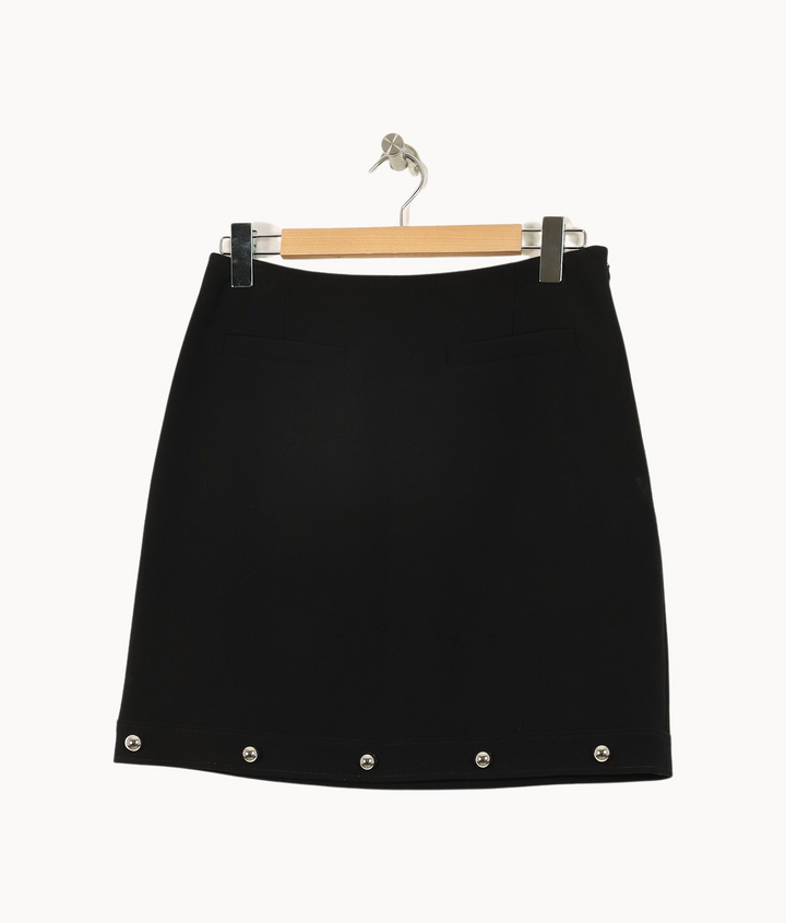 Jupe Courte Noire - Taille L/40 de la marque Claudie Pierlot | PARAD52077 - Vendu par Paradigme - Image 4