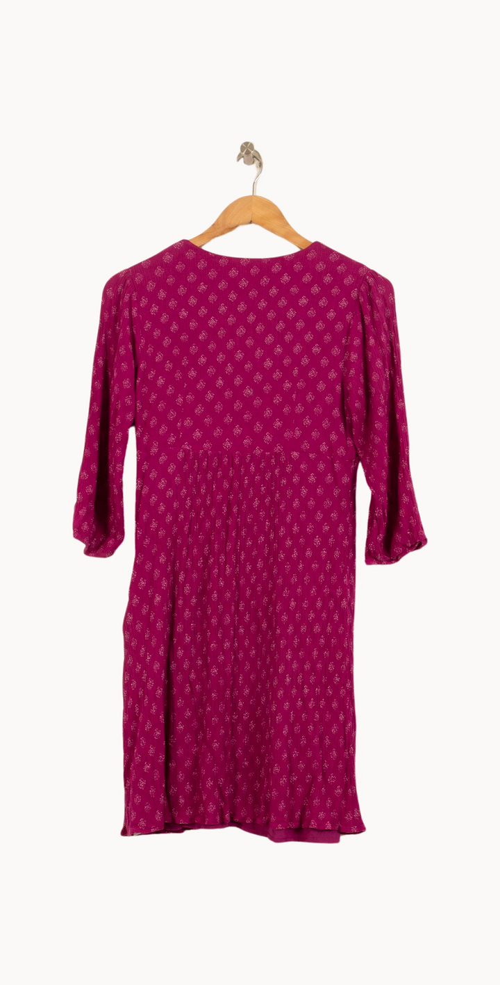 Robe Midi Rose - Taille M/38 de la marque Maison 123 | PARAD53207 - Vendu par Paradigme - Image 4