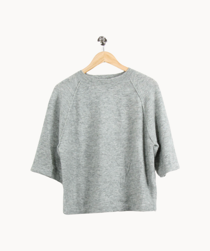 Sweat Gris - Taille S/36 de la marque Maison 123 | PARAD65211 - Vendu par Paradigme - Image 2