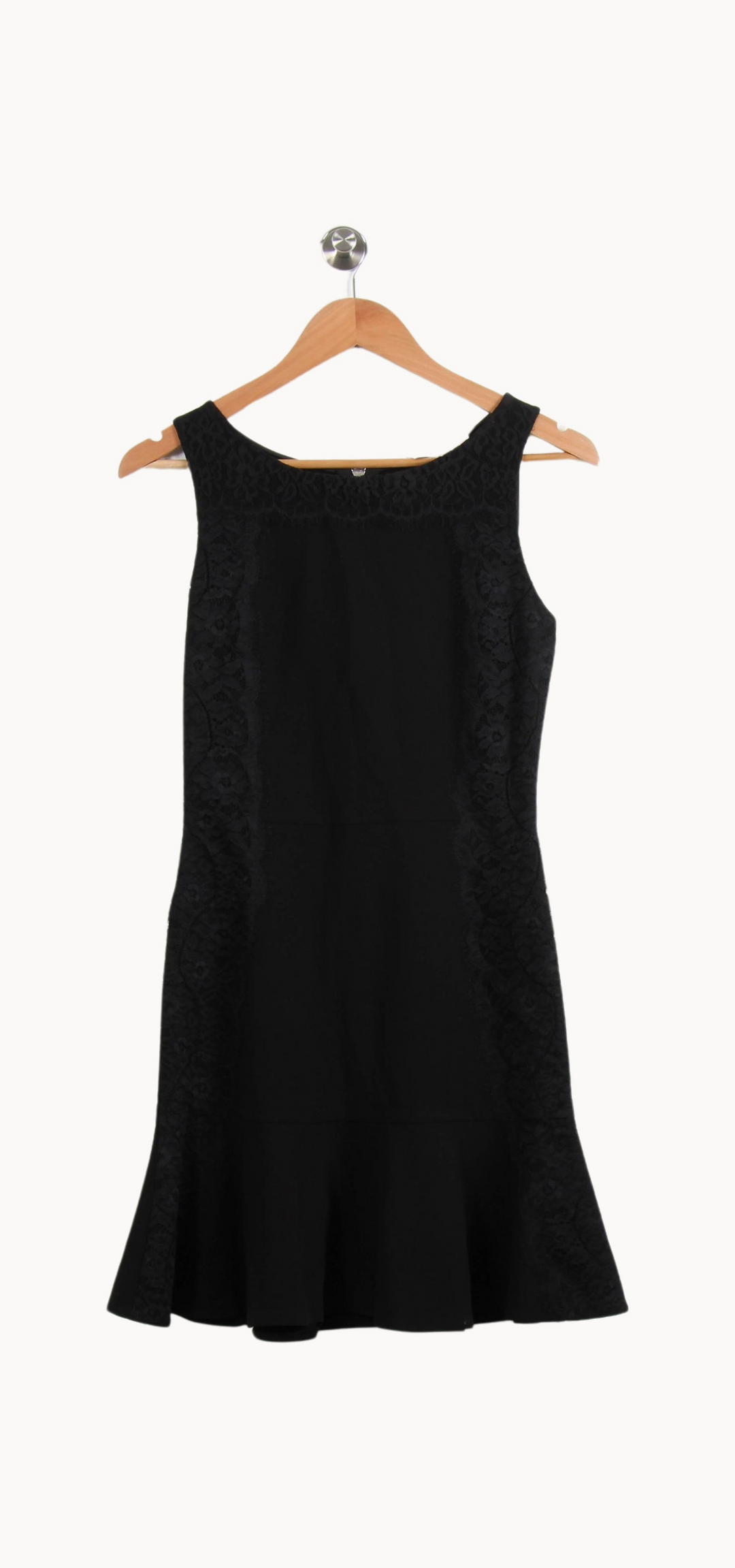 Robe Droite Noire - Taille S/36 de la marque Sandro | PARAD64319 - Vendu par Paradigme - Image 2