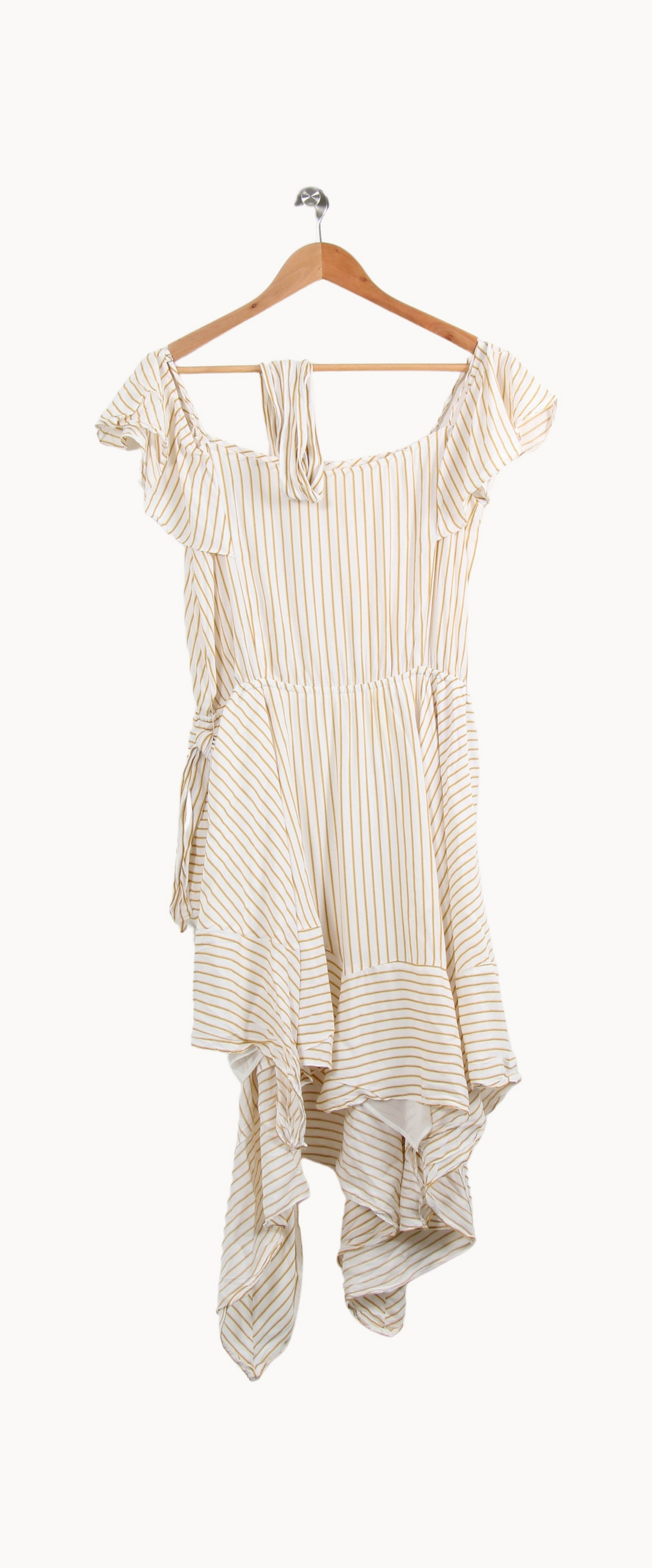 Robe Courte Blanc et Jaune - Taille L/40 de la marque Gerard Darel | PARAD61307 - Vendu par Paradigme - Image 2