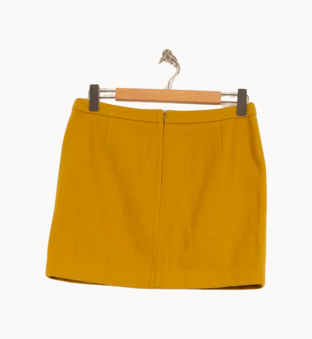Jupe Courte Jaune - Taille L/40 de la marque Comptoir des Cotonniers | PARAD53558 - Vendu par Paradigme - Image 4