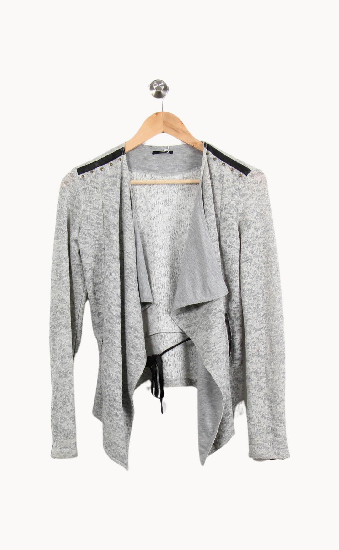 Cardigan Gris - Taille XS/34 de la marque IKKS | PARAD65127 - Vendu par Paradigme - Image 2