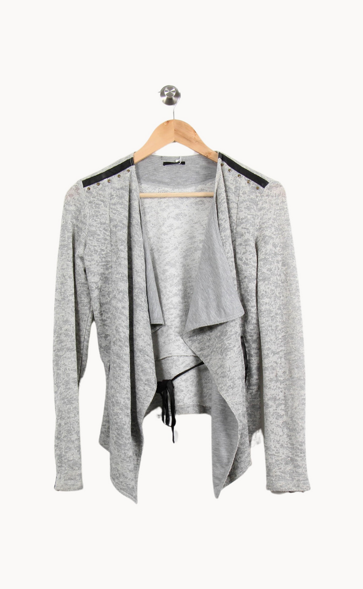Cardigan Gris - Taille XS/34 de la marque IKKS | PARAD65127 - Vendu par Paradigme - Image 2