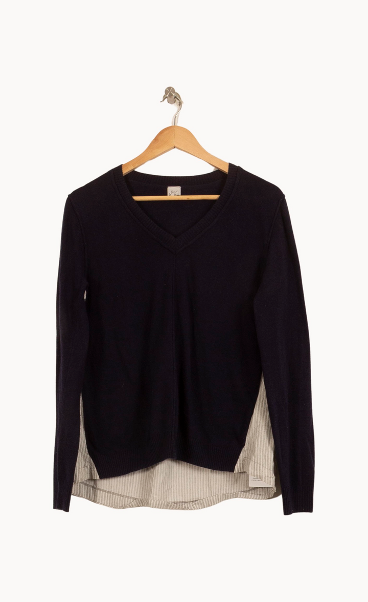 Pull Bleu et Beige - Taille S/36 de la marque Karl Marc John | PARAD55756 - Vendu par Paradigme - Image 2