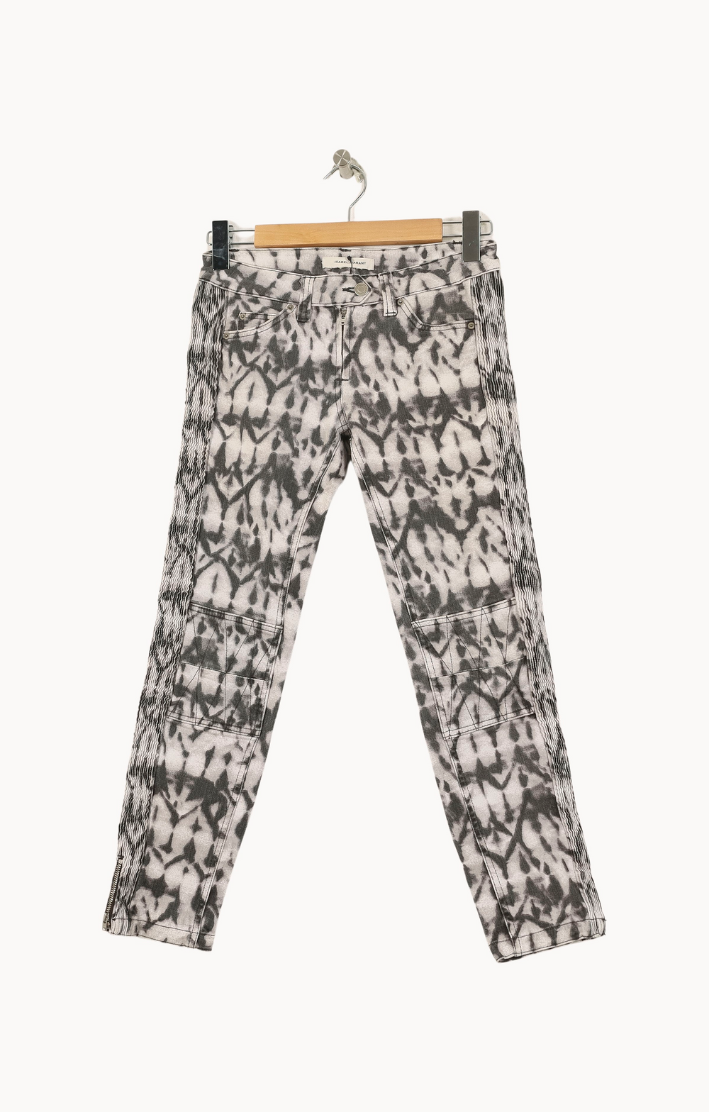 Jean Gris et Blanc - Taille XS/34 de la marque Isabel Marant | PARAD69216 - Vendu par Paradigme - Image 2