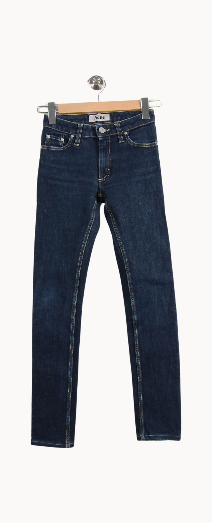 Jean Slim Bleu - Taille XS/34 de la marque Acne Studios | PARAD66987 - Vendu par Paradigme - Image 2