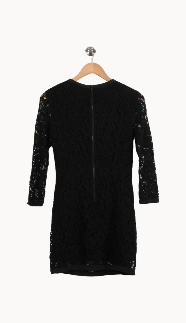 Robe Dentelle Noire - Taille M/38 de la marque Joseph | PARAD50851 - Vendu par Paradigme - Image 4