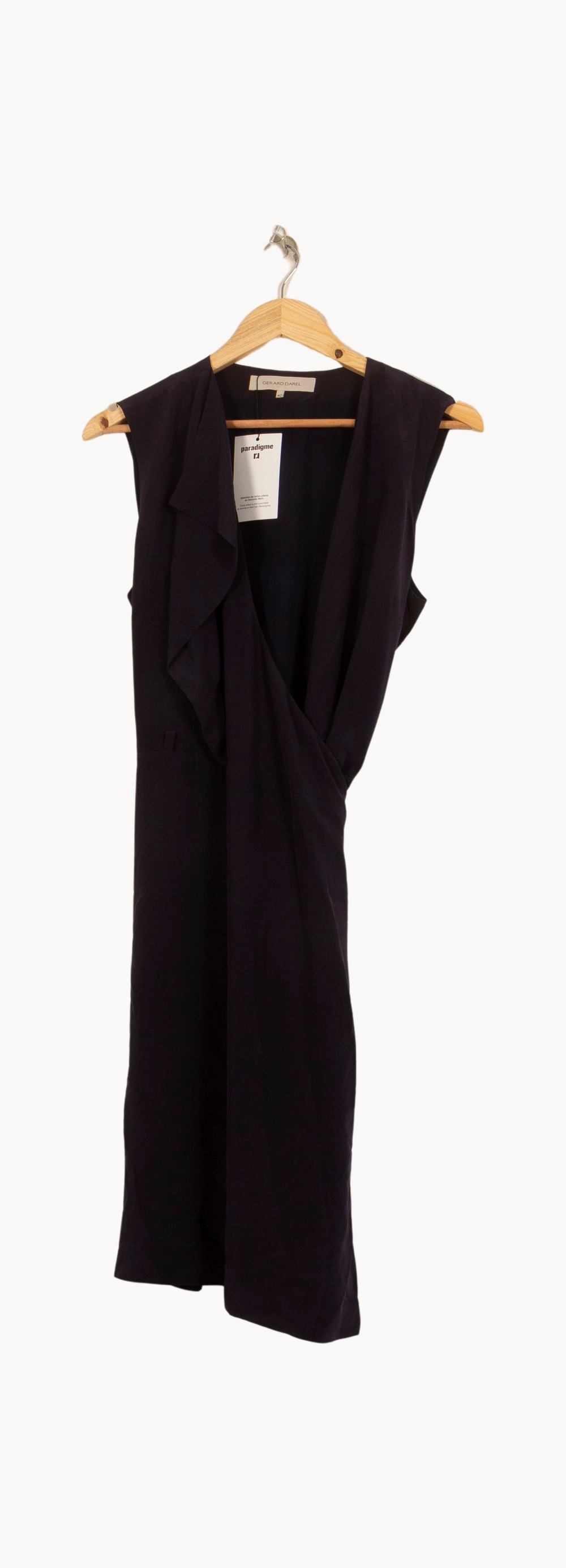 Robe Portefeuille Bleue - Taille XL/42 de la marque Gerard Darel | RVLI0701 - Vendu par Paradigme - Image 2
