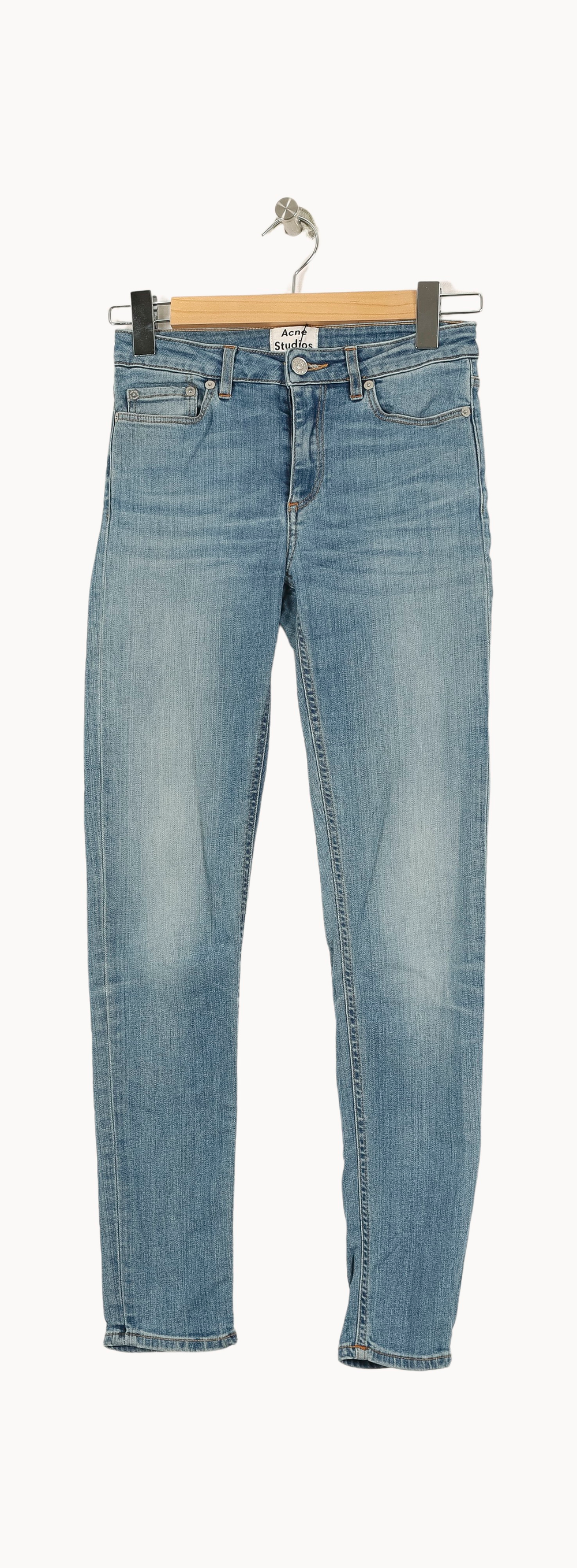 Jean Slim Bleu - Taille S/36 de la marque Acne Studios | PARAD35759 - Vendu par Paradigme - Image 2