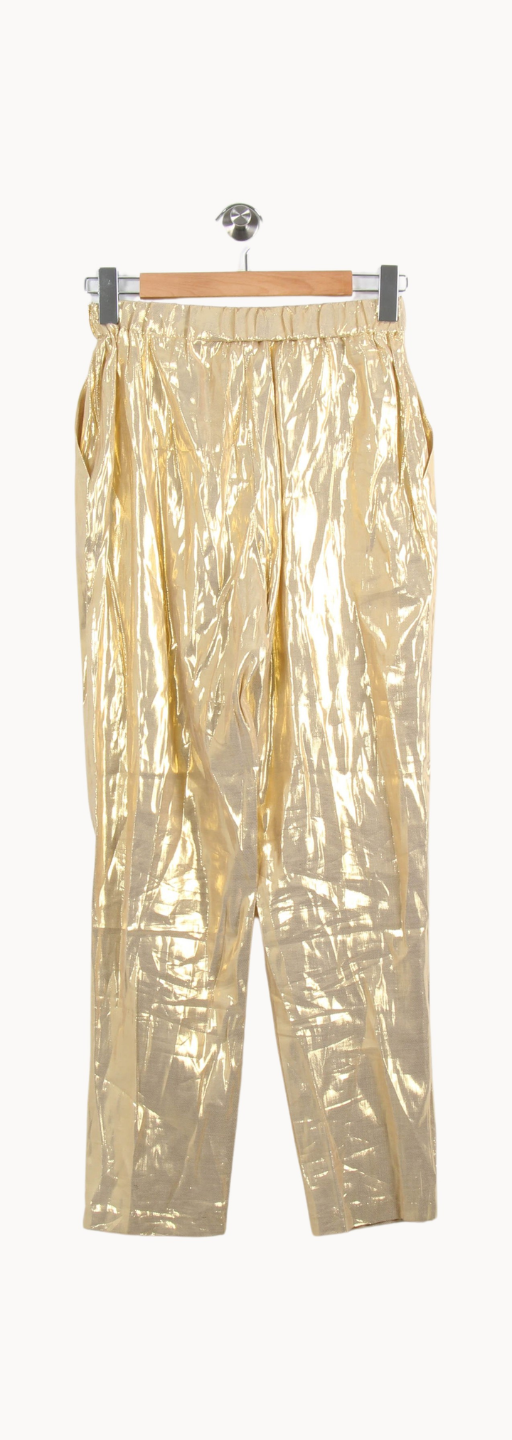 Pantalon doré - Taille S/36 de la marque Des petits hauts | PARAD47240 - Vendu par Paradigme - Image 2