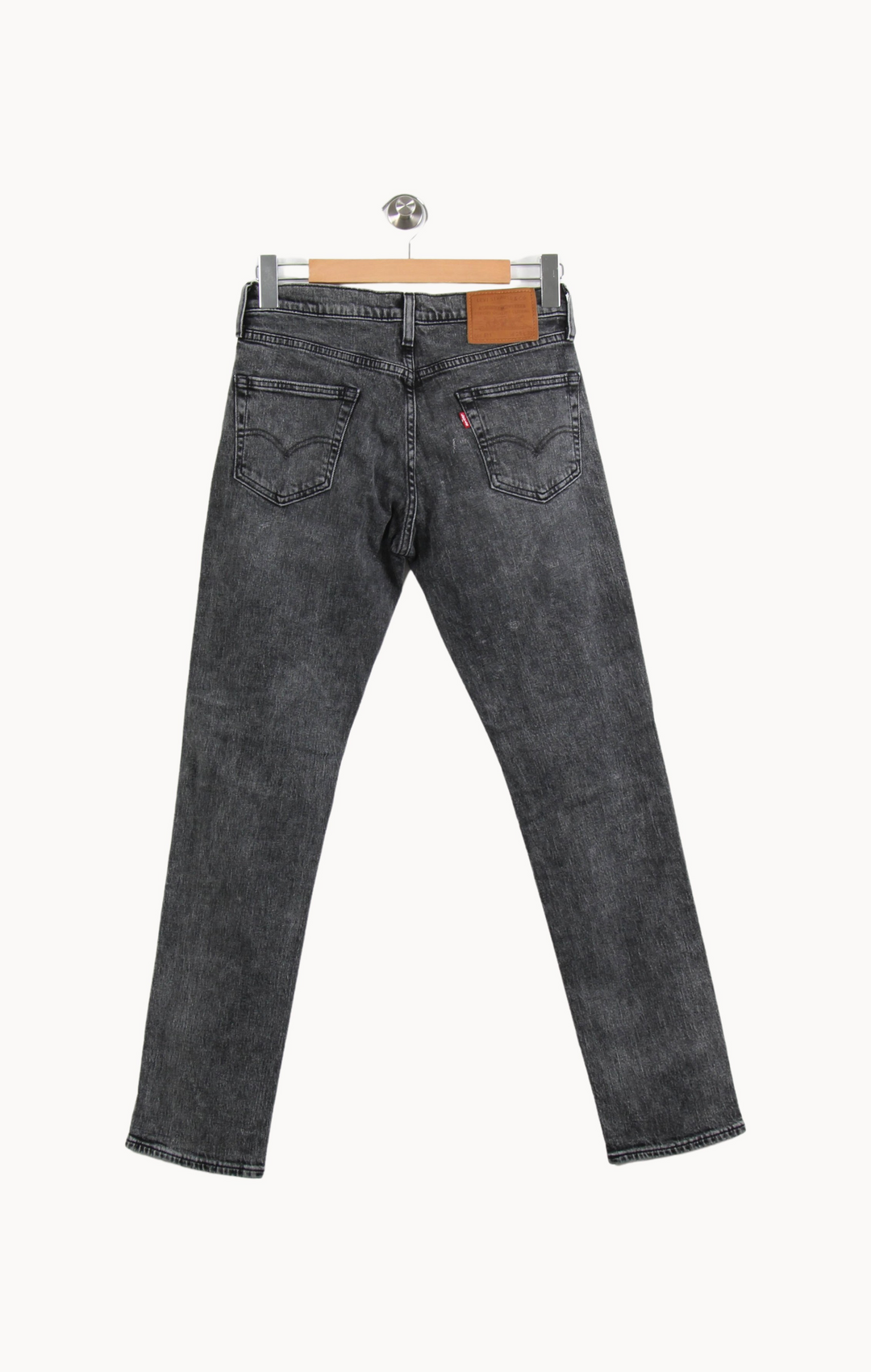 Jean Droit Gris - Taille M/38 de la marque Levi's | PARAD52479 - Vendu par Paradigme - Image 4