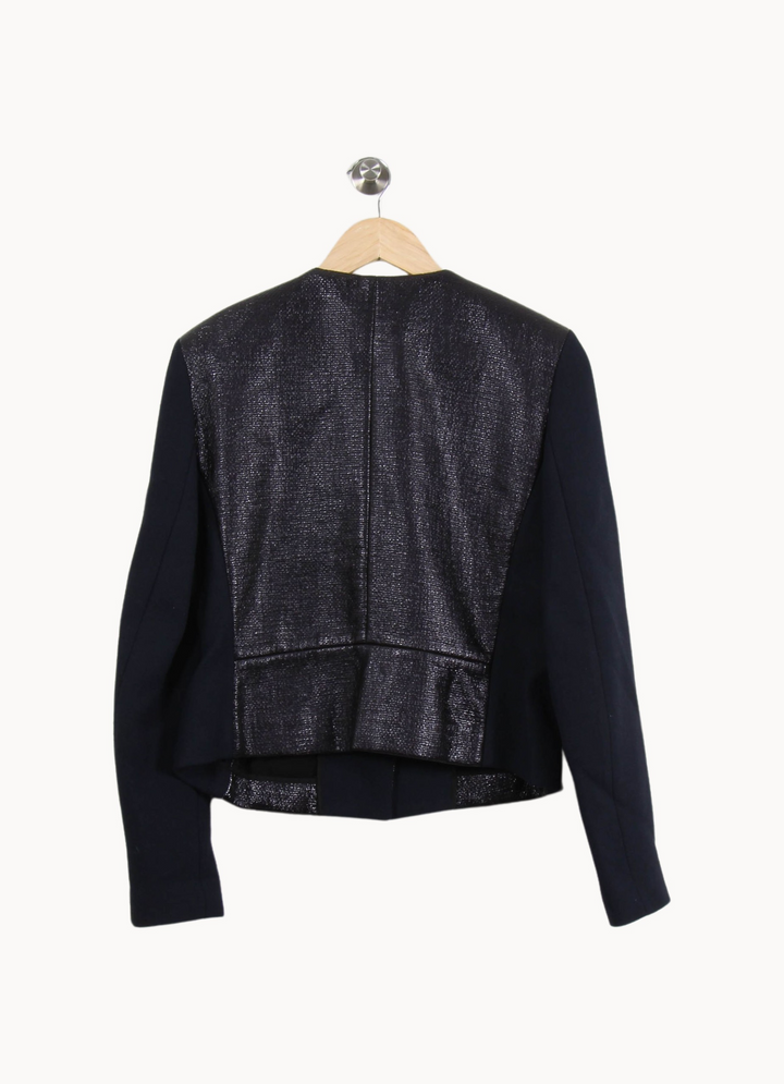Blouson Bleu - Taille L/40 de la marque Sandro | PARAD55571 - Vendu par Paradigme - Image 4