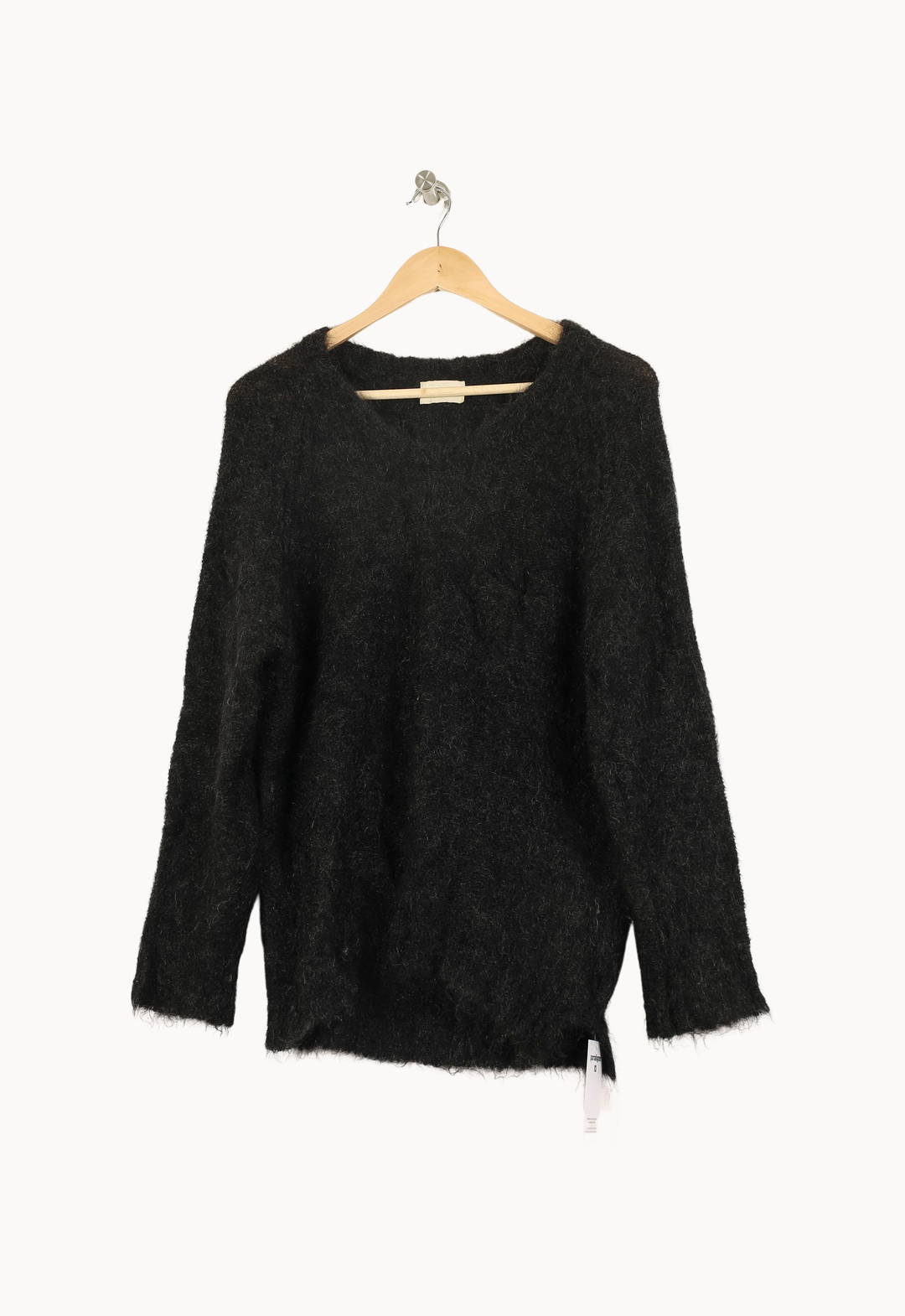 Pull Noir - Taille S/36 de la marque American Vintage | PARAD69119 - Vendu par Paradigme - Image 2