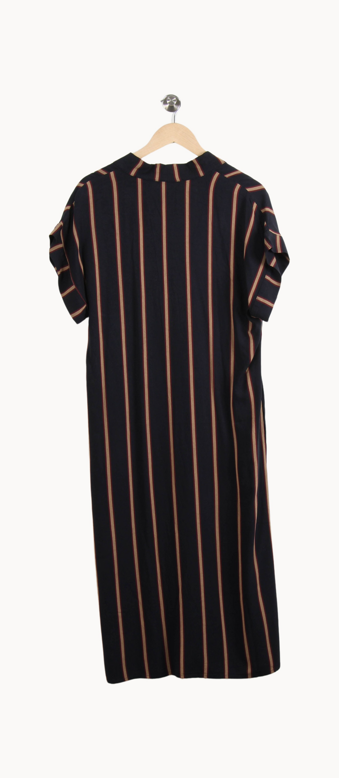 Robe Bleu et Beige - Taille L/40 de la marque La Fée Maraboutée | PARAD65088 - Vendu par Paradigme - Image 4