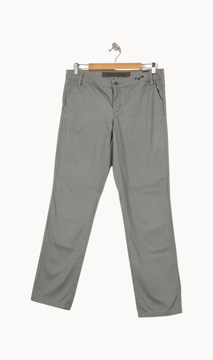Pantalon Gris - Taille M/38 de la marque Zadig&Voltaire | PARAD52220 - Vendu par Paradigme - Image 2