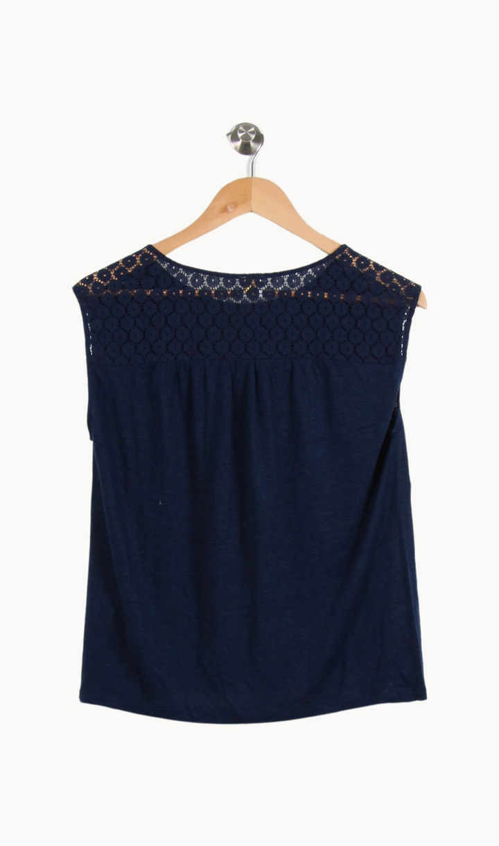 Débardeur Bleu - Taille XS/34 de la marque Des petits hauts | PARAD62619 - Vendu par Paradigme - Image 4